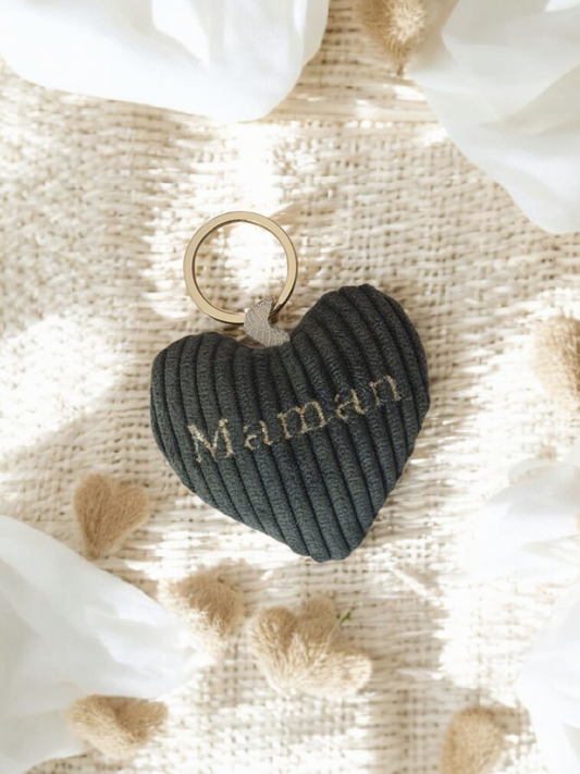 Porte-clés maman kaki ♡